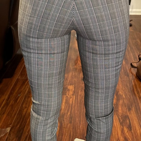 Rag and Bone Cotton Blend Plaid "Simone" Crop Pants Size 0 - Picture 4 of 7